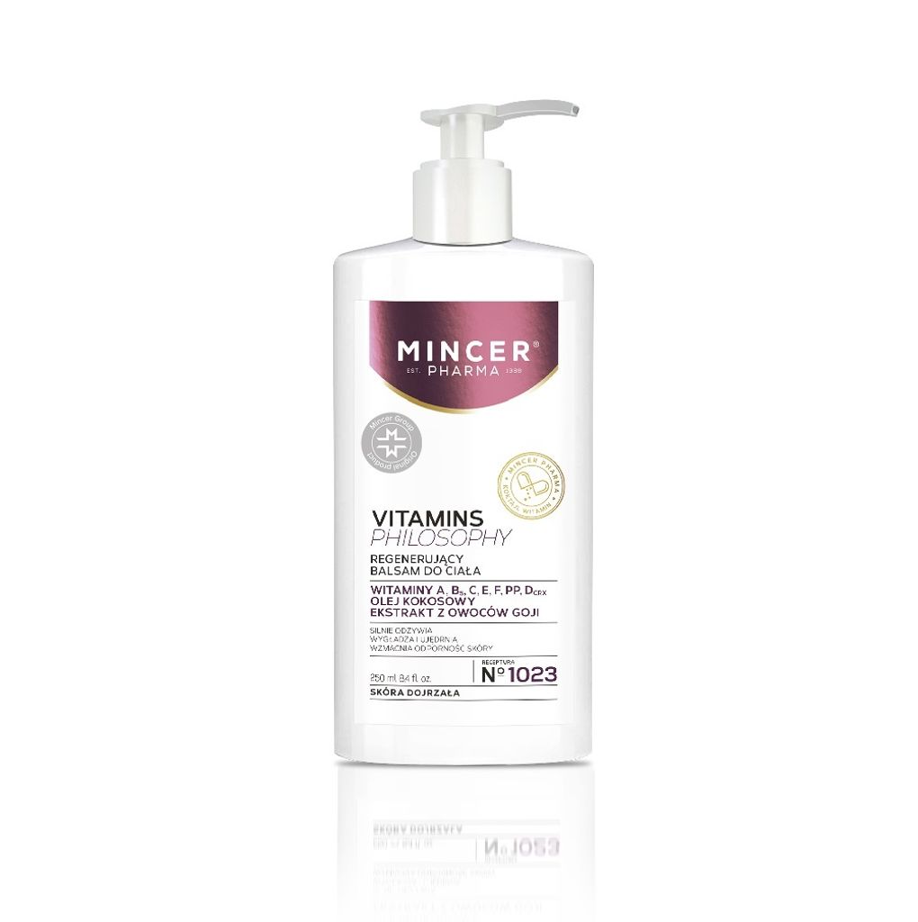 Balsamo corpo con vitamine di Mincer Pharma, filosofia n. Immagine del prodotto 