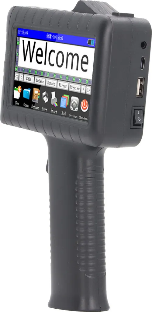 Mini imprimante logo portable avec écran tactile LED HD multilingue - 3