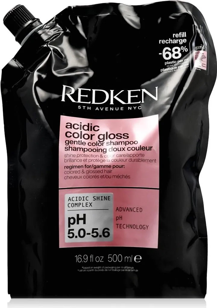 Shampooing Brillance Coloration Acidic Color Gloss Redken Recharge 500ml