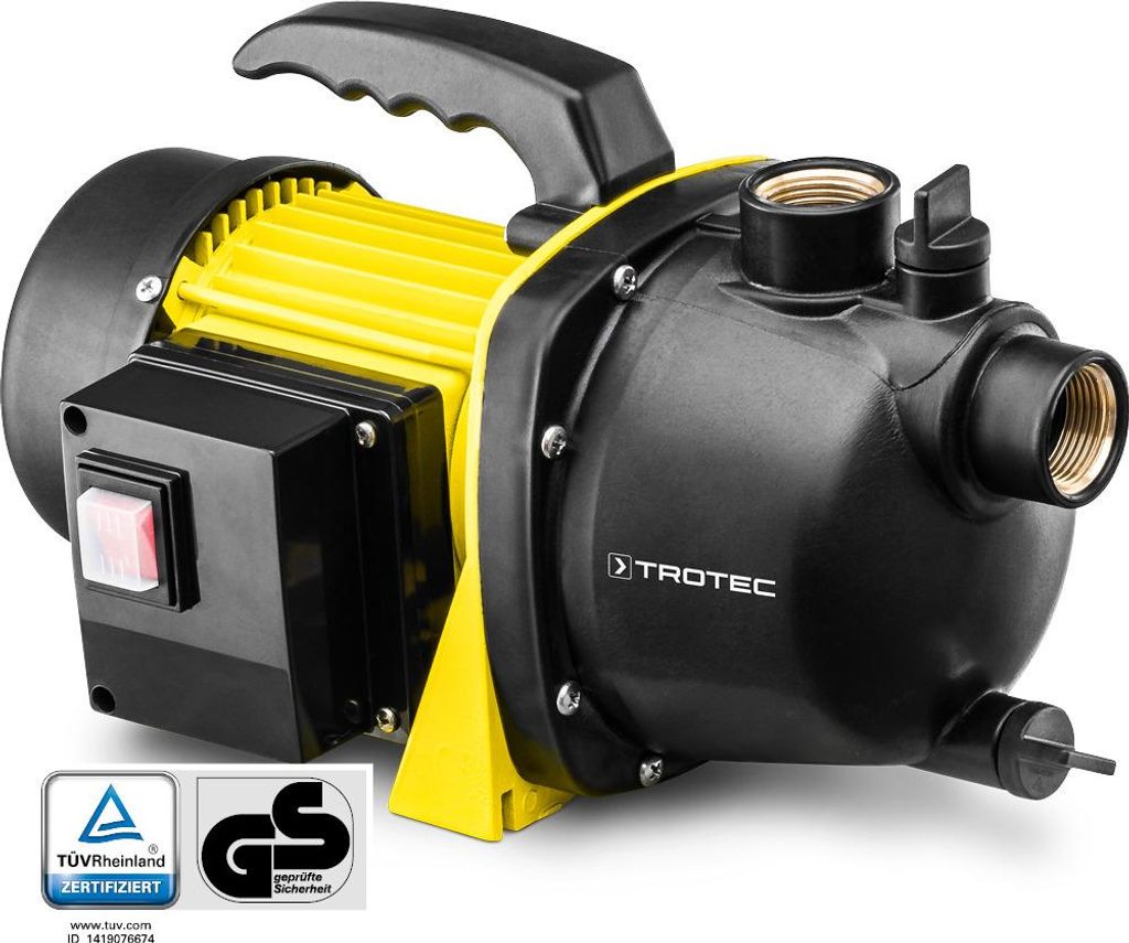 TROTEC Gartenpumpe TGP 1000 E | Wasserpumpe | Pumpe | Produktbild 