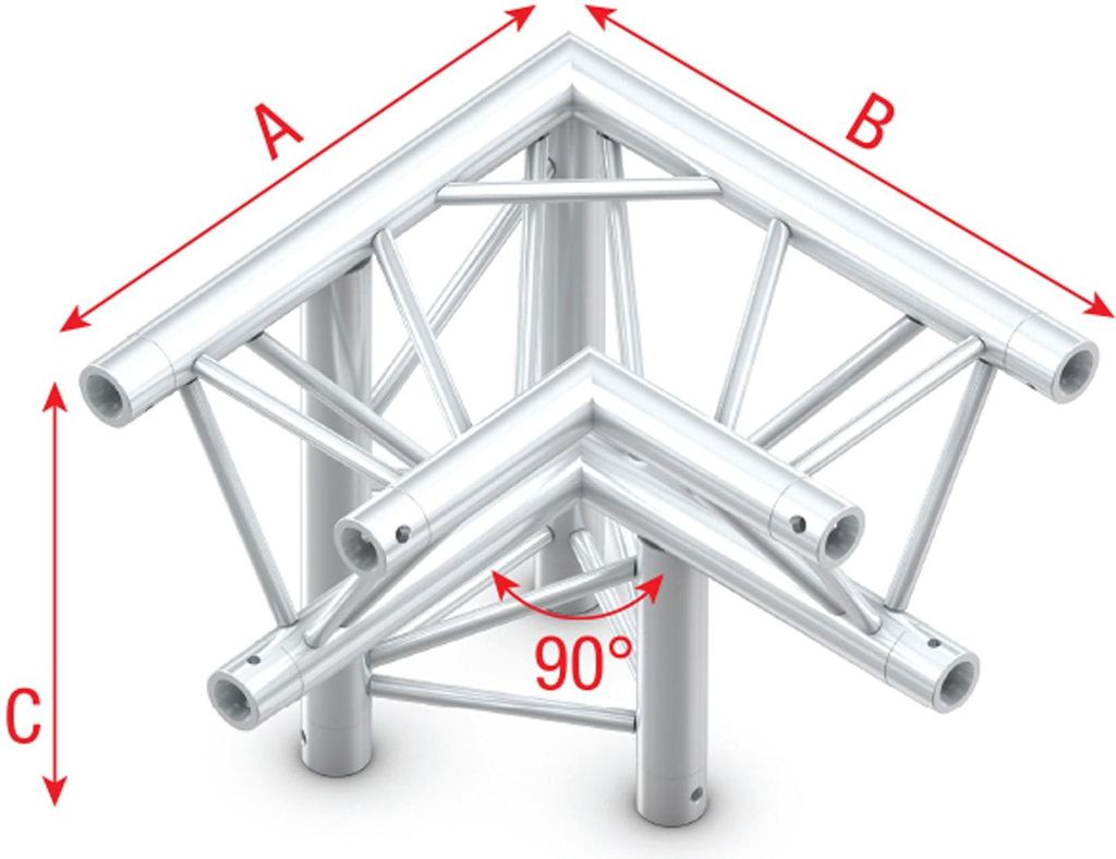 Studioking Truss Dreieck 90 Grad Ecke Unten Links Top Unten