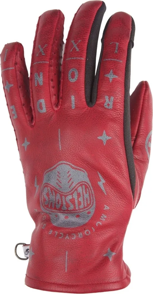 Gants de route Helstons Grafic Air Femme Rouge Taille 8 pour l'été