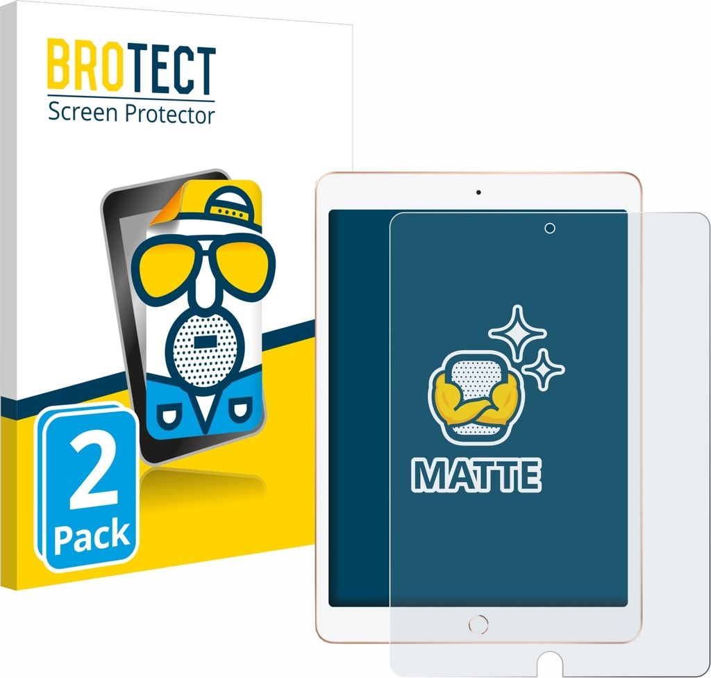 2x BROTECT Schutzfolie für Apple iPad 10.2" WiFi 2020 (8. Gen.) Displayschutz Displayschutzfolie Folie Matt Entspiegelungsfolie