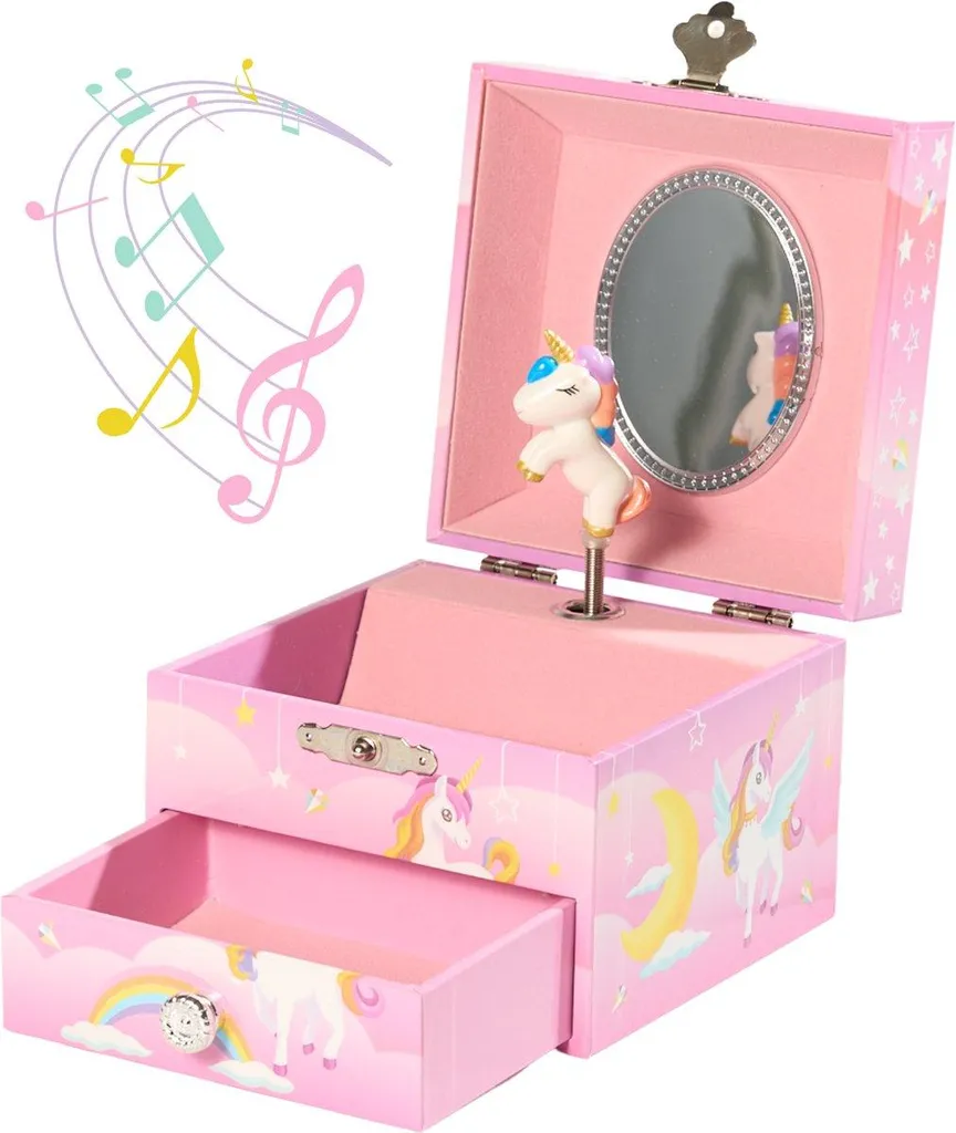 ChimeDream Sky Dreamer Carillon Unicorno 10,5cm Portagioie Twinkle Star