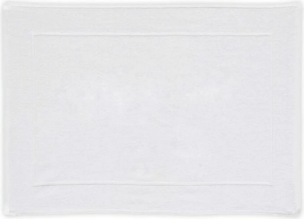 Tappeto Bagno Tejidos Reina Bianco 50x70 cm | Puro Cotone Assorbente