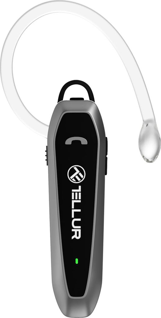 A single Bluetooth headset is shown against a white background.