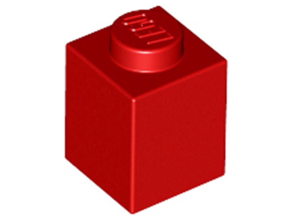 Lego 1 Stück 3005 Stein Brick 1x1 Part Basic Steine 1 Rot