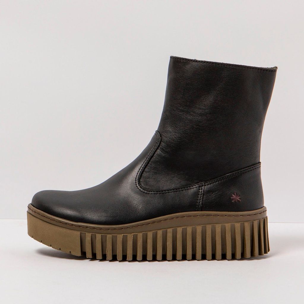 Art Schnürstiefel Damen 1531 NAPPA BLACK-BRONZE/BRIGHTON Farbe Schwarz