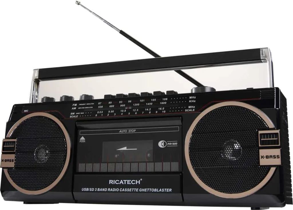Magnétophone enregistreur de cassette avec numérisation MP3 USB et SD