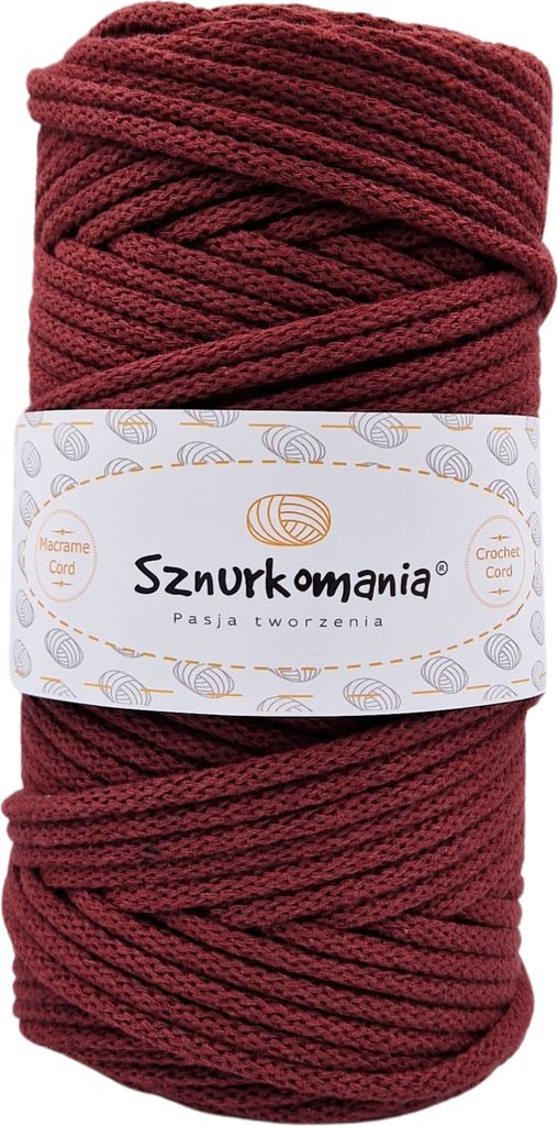 Baumwollkordel mit einem Kern 5mm 100m, Makrameegarn, Makrameekordel, Häkelkordel, Makrameekordel, Naturgarn, 5mm Kordel, geflochtene Baumwollkordel,