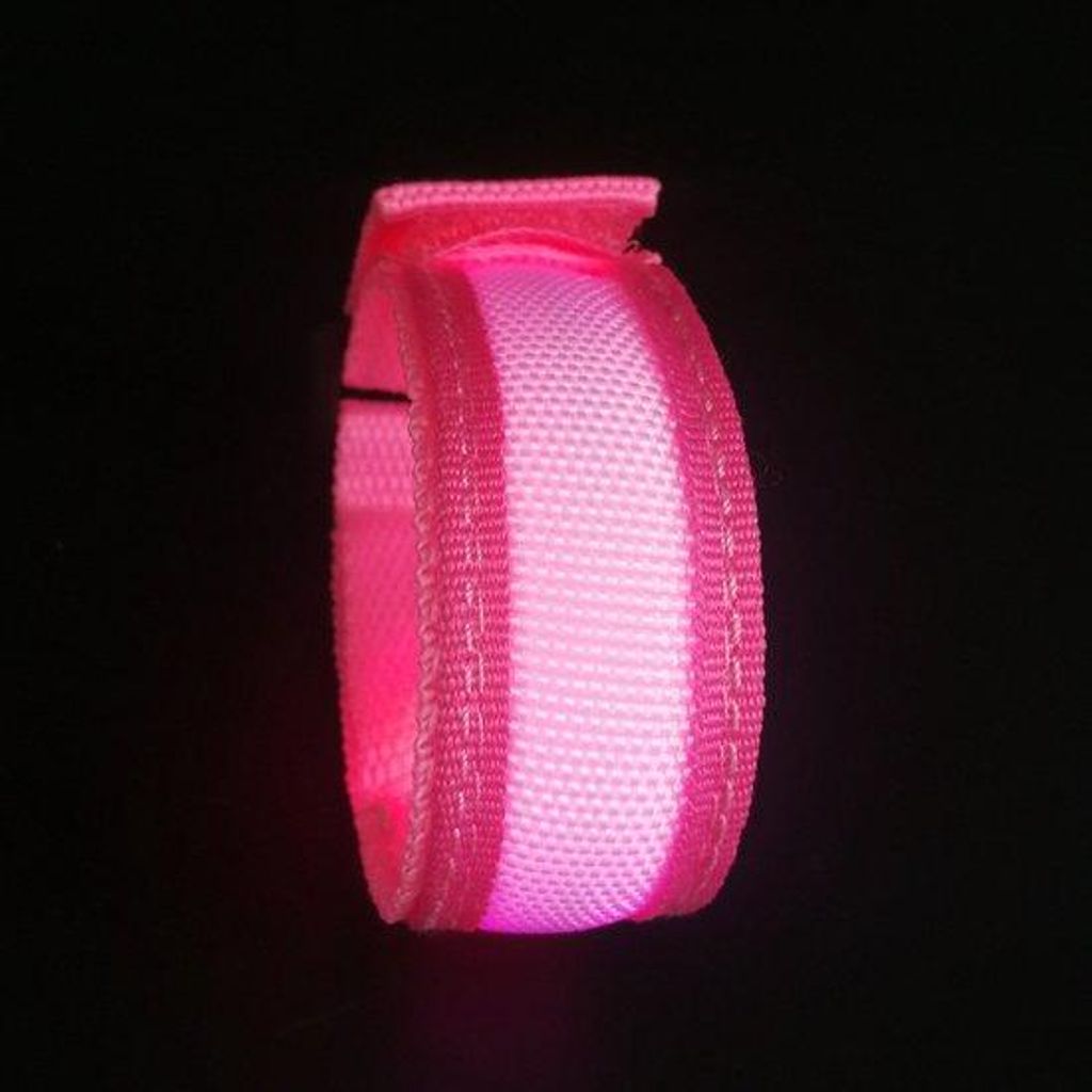 Reflexionsarmband, tragbaar, leuchtendes Armband, reflexionsarmband, LED-Armband, USB-reichbares Armband, für Nachttouren, Outdoor-Aktivitäten, J...