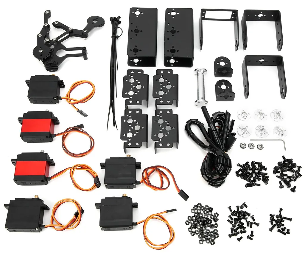 Mécanisme de bras articulé flexible, contrôle fluide robot 4264