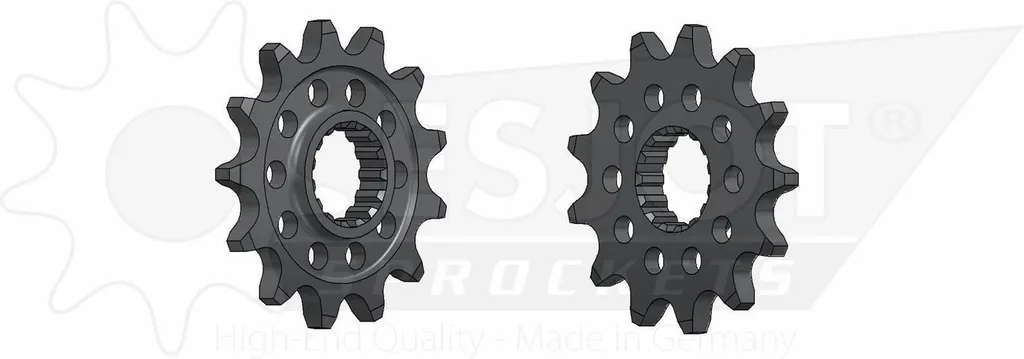 Pignon de Moto Esjot 520 14z Racing pour Améliorer l'Accélération Vive