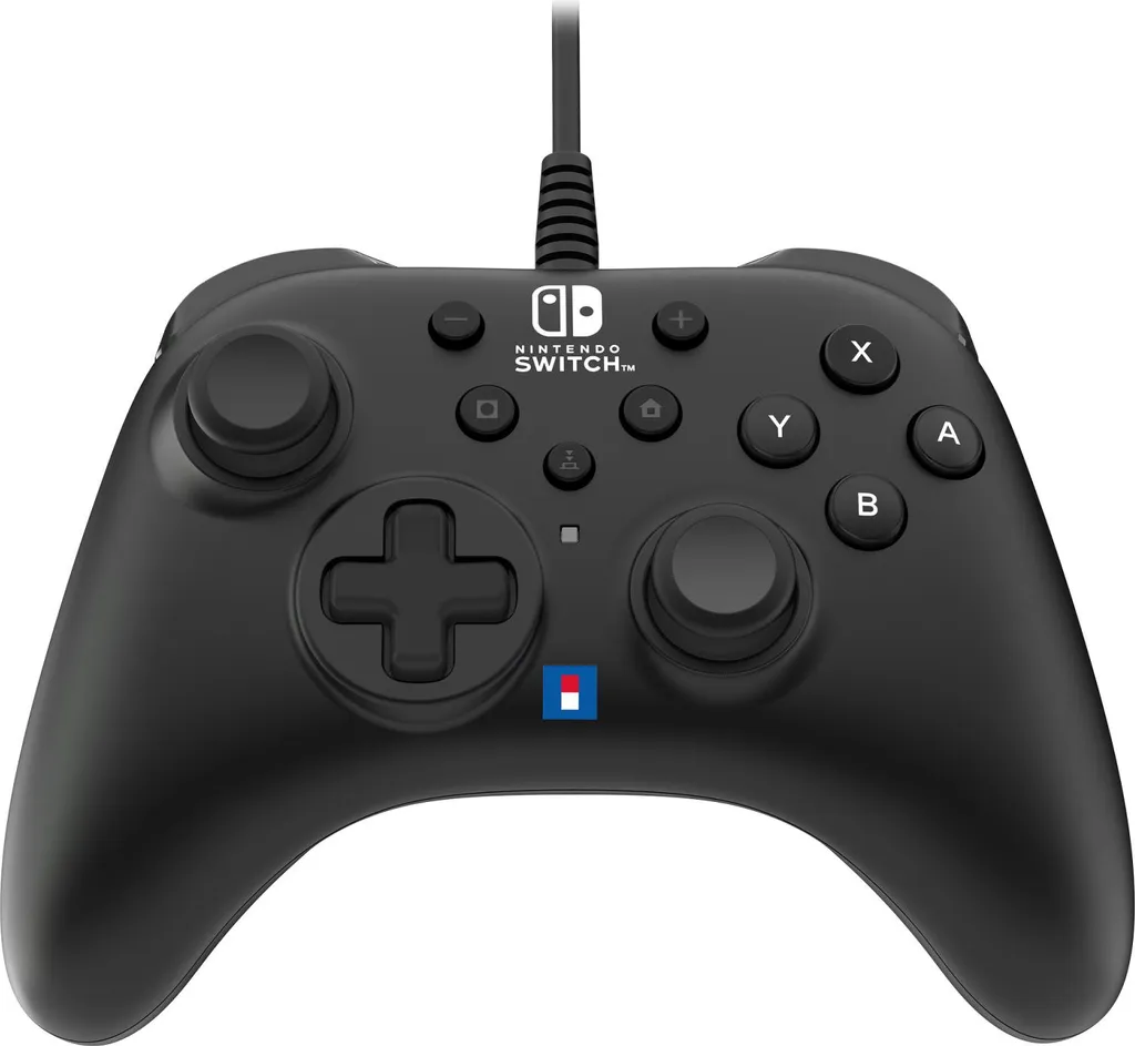 Hori HORIPAD Turbo Noir Gamepad pour Nintendo Switch - Manette Filaire