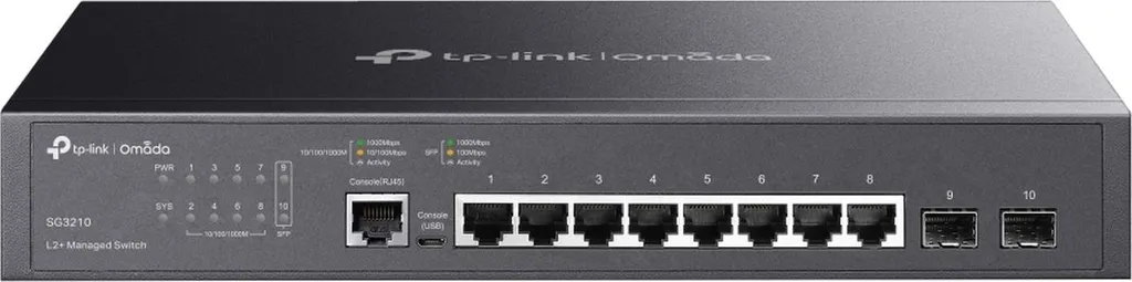 Switch Ethernet Gigabit Administrable TL-SG3210 pour Réseau Pro