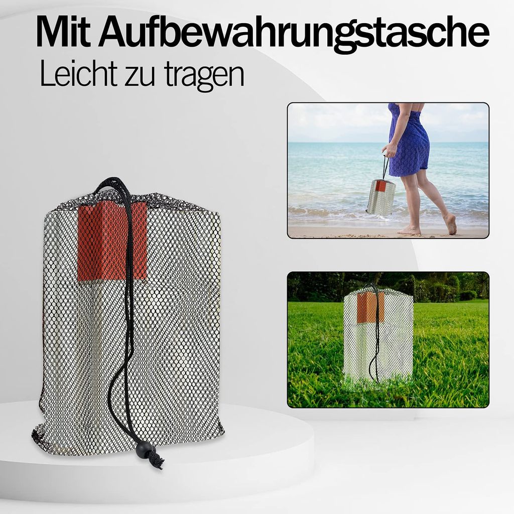 TRMLBE Kubb Wikingerspiel Schachspiel Holz mit Wetterfester Produktbild 5