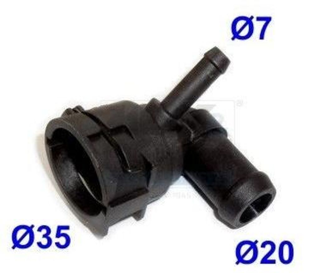 MEAT & DORIA 93500 Kühlmittelflansch für VW GOLF VI (5K1) Wasserflansch