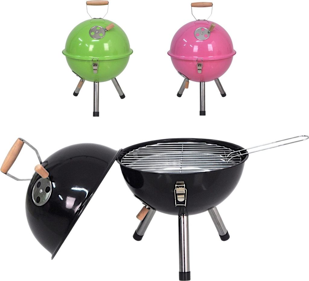 Barbecue Kugel-Tischgrill Campinggrill Picknickgrill Holzkohlegrill Standgrill