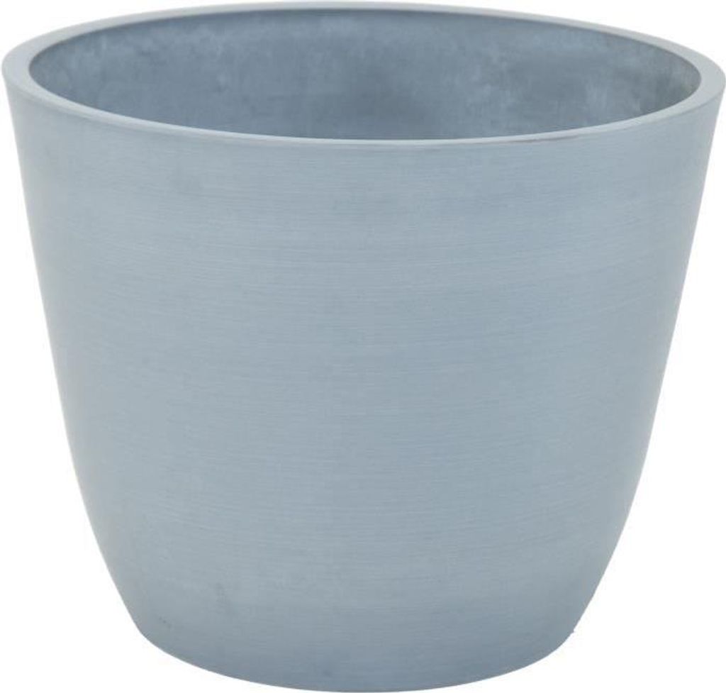 Topf - MEGA COLLECTIONS - Ecostone Egg - Ø 31 cm - H 25,5 cm - Grau