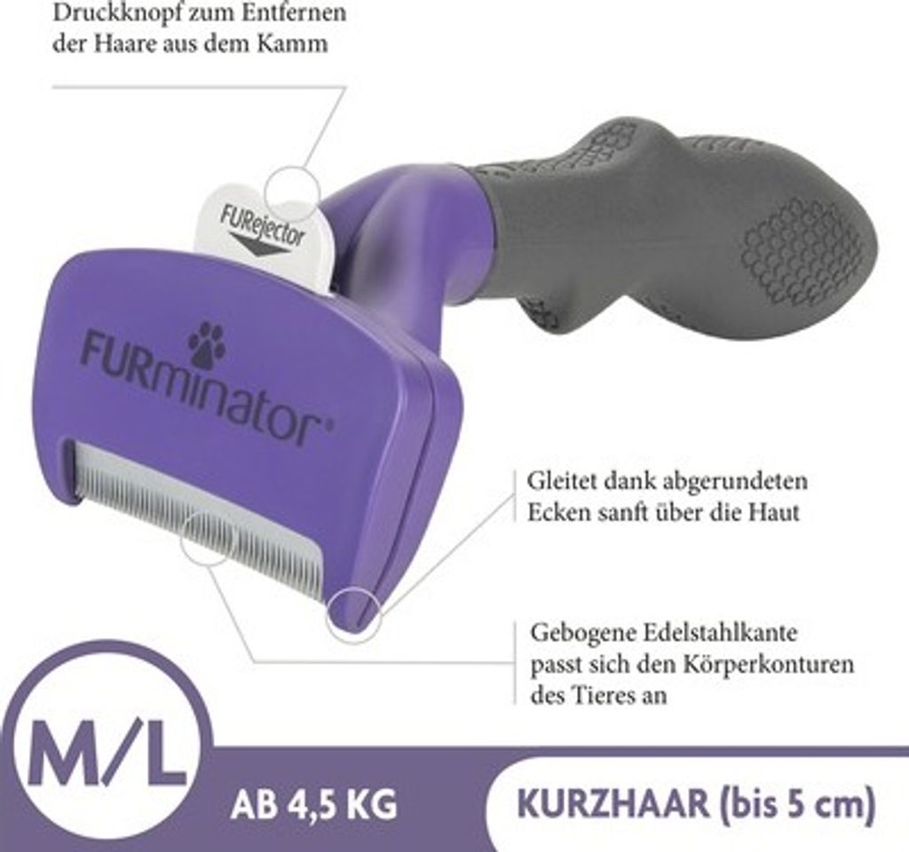 Furminator chat deShedding L poil court Immagine del prodotto 