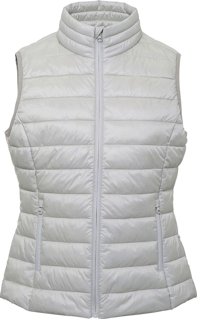 2786 Damen Steppweste RW6284 (2XL) (Silber)