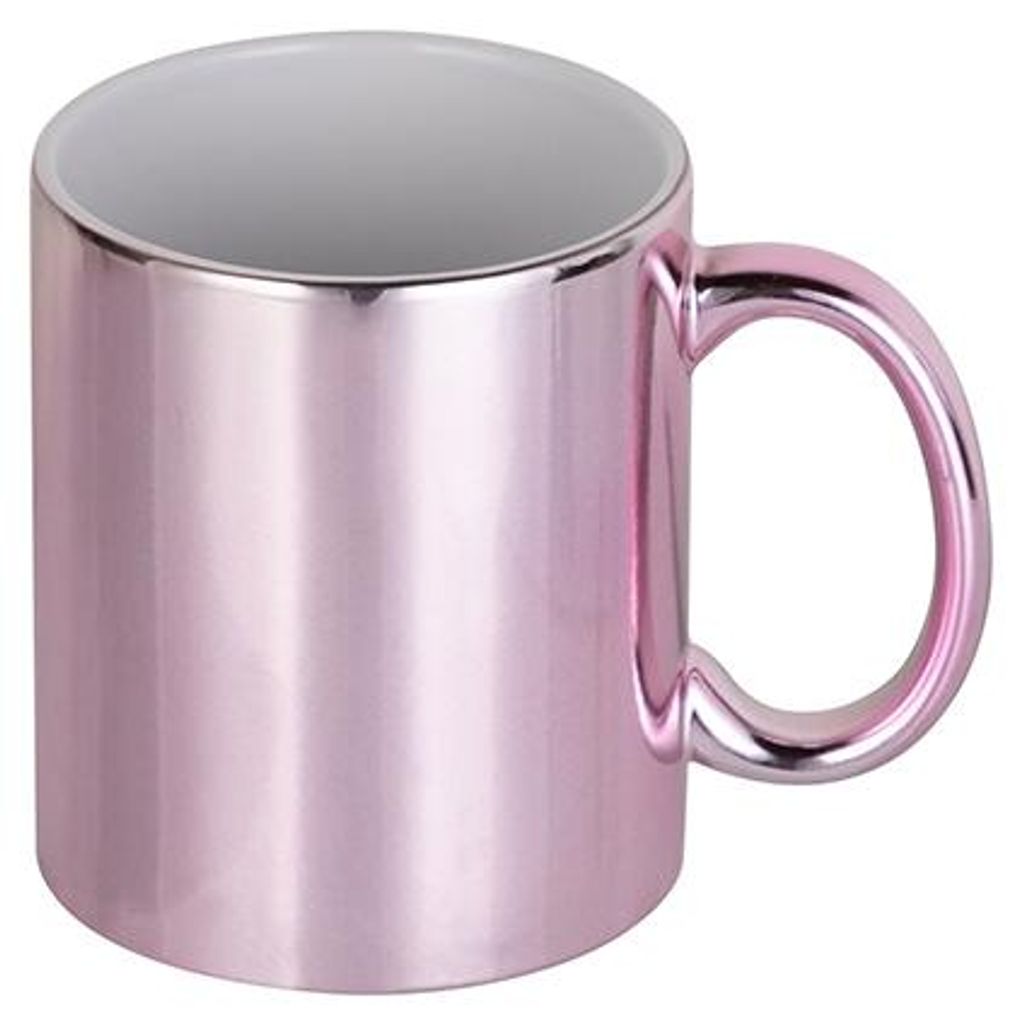 Tasse für Sublimation - Pink - Chromeffekt - 11oz / 320m Produktbild 
