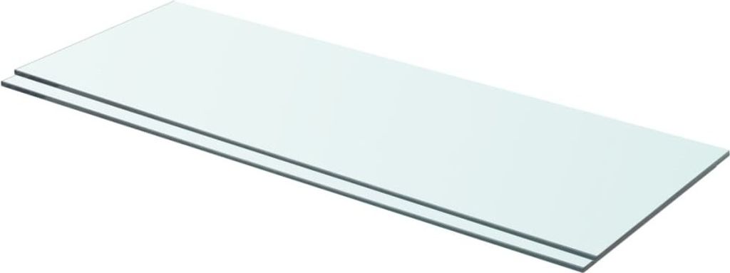 "im Angebot" Regalböden 2 Stk. Glas Transparent 70x25 cm - Wandregale CC2406