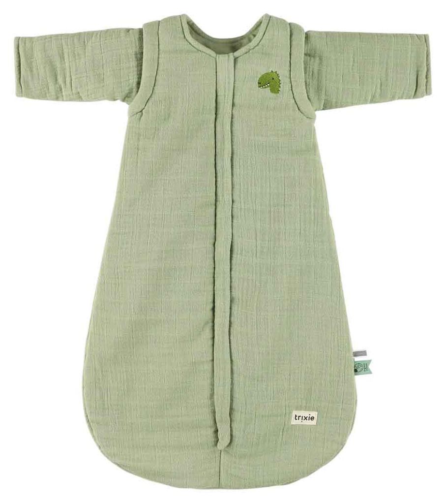 Trixie Babyschlafsack grün 70cm Bliss Sage Mr. Dino - geeignet für Autositz