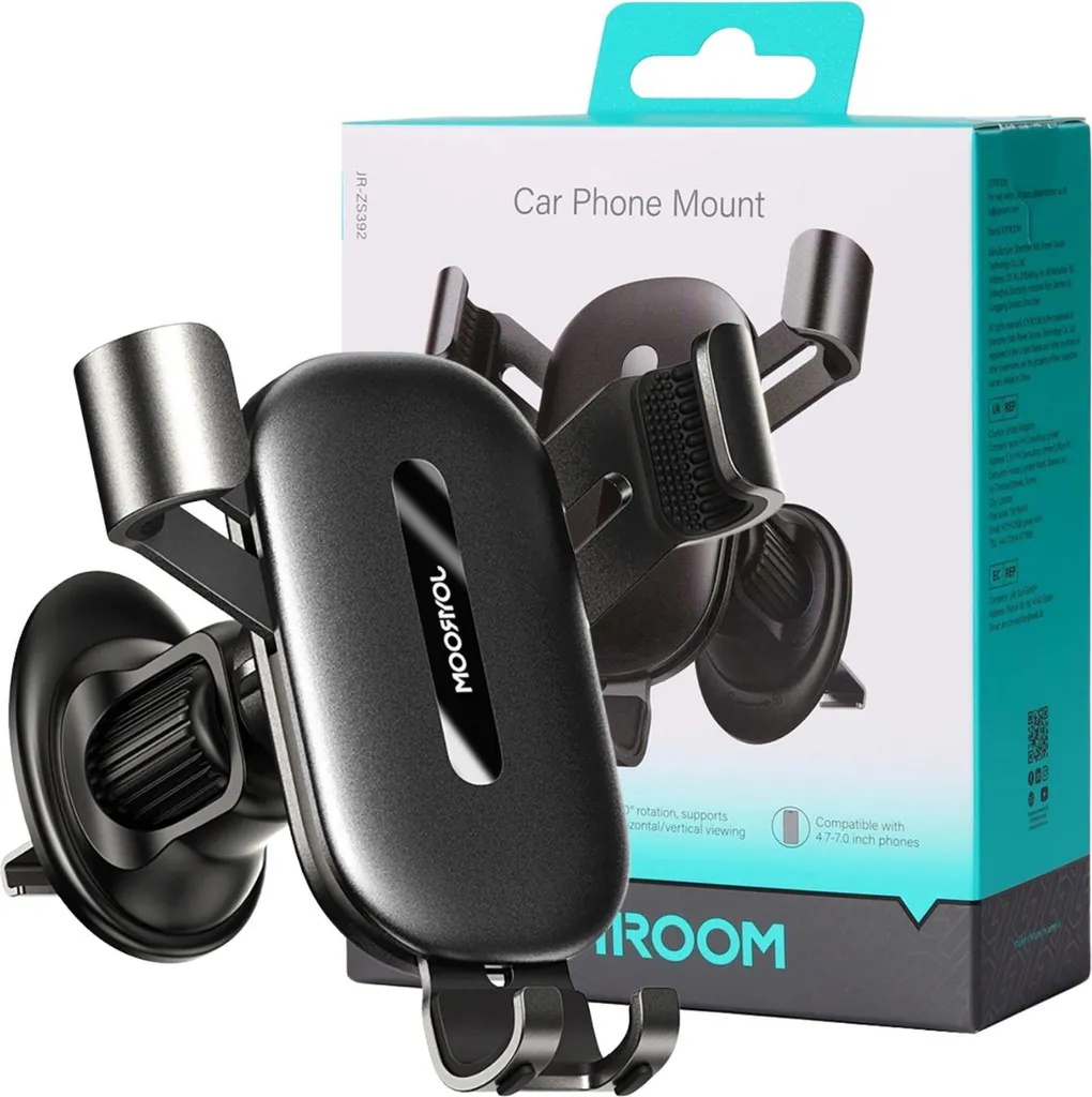 Design e Stabilità: Supporto Auto Joyroom JR-ZS392 Universale Nero