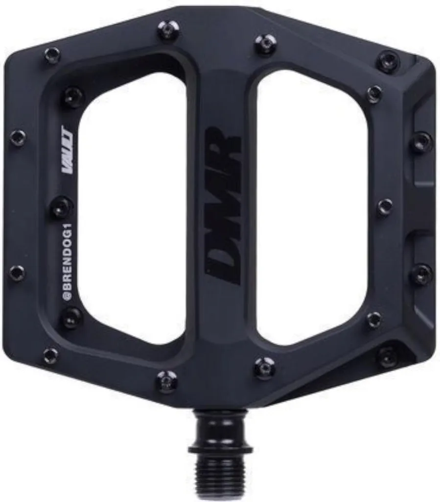 Pédales plates VTT DMR Vault Brendog en aluminium CNC noir mat