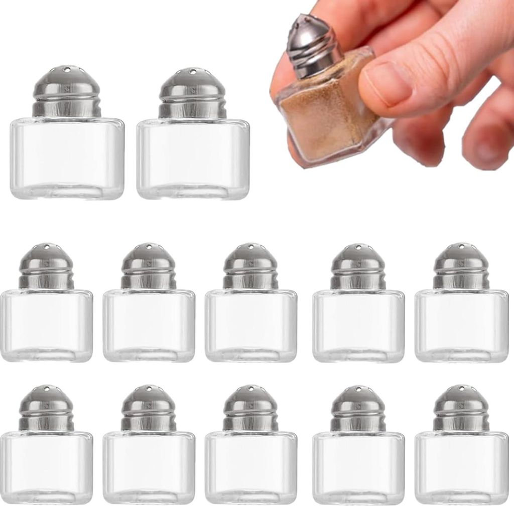 Salz und Pfeffer Set, 24 Stš¹ck Salzstreuer, tragbar