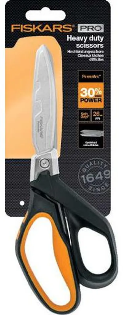 Fiskars PowerArc Ciseaux Robustes 26 cm 1027205 - Cisaille de Précision - 2