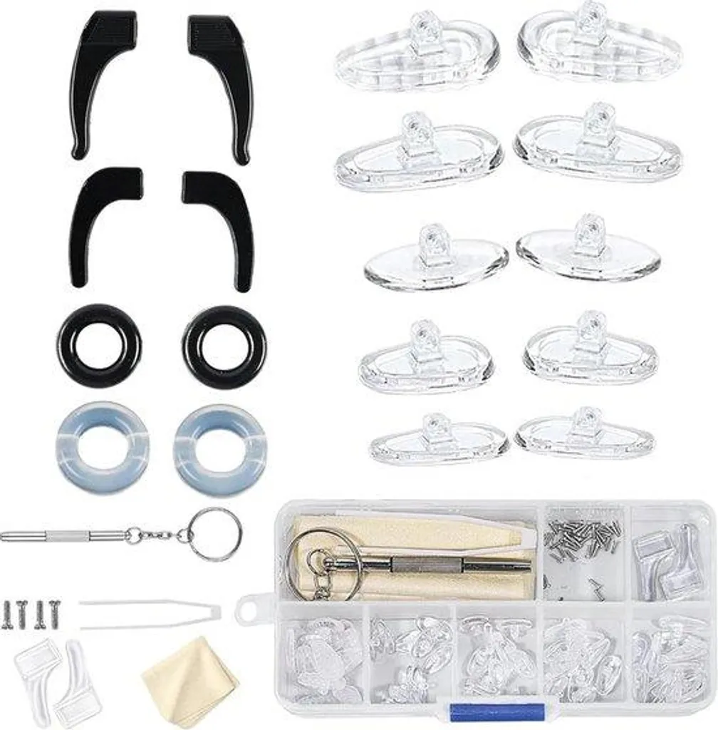Plaquettes de nez autocollantes en silicone souple, 35 paires transparentes