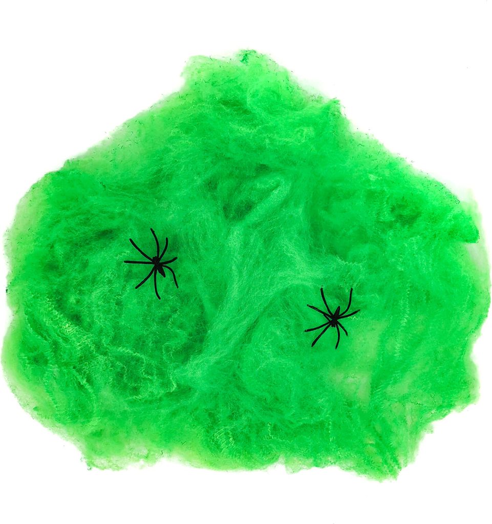 Oblique Unique 6x Spinnen + Spinnennetz Spinnweben Grusel Produktbild 