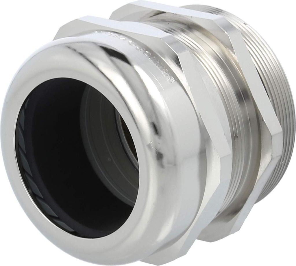 LAPP Verschraubung EMV-BRUSH M63x1,5 SSC-M63 mit EMV-Bürste Messing (CuZn) vernickelt Gewindelänge 15,0mm - 1 Stück