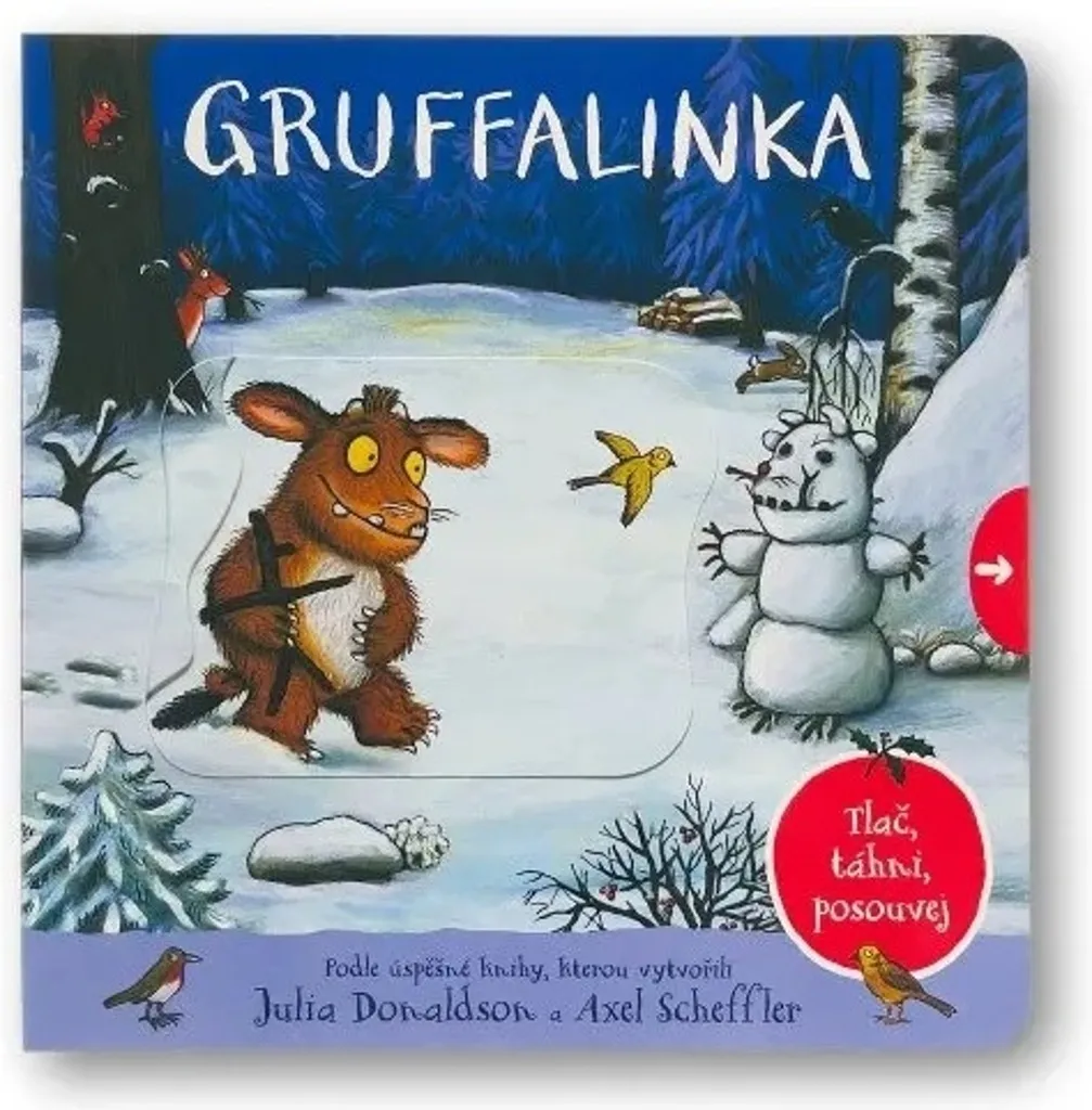 Livre de Bord Interactif Gruffalinka avec Tirettes et Éléments Mobiles