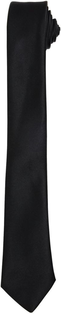 Premier Krawatte im schmalen Slim-Design, aus 100% Polyester, mit Satin-Webung
