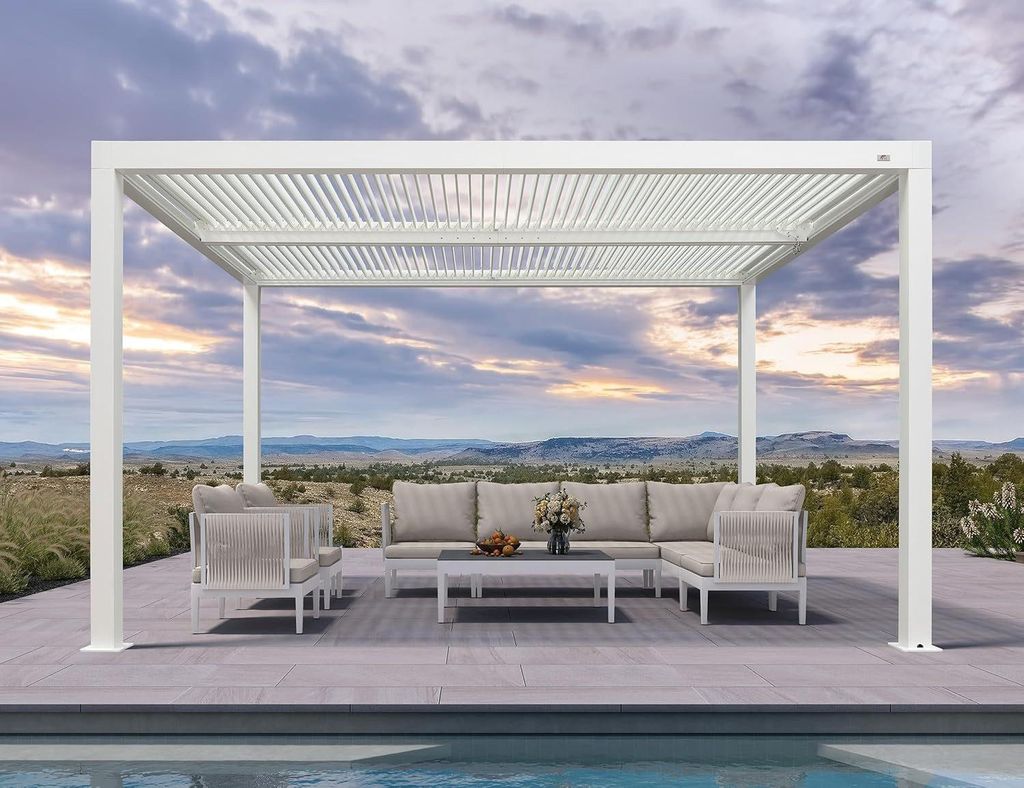 PURPLE LEAF Pergola 3,65x4,8m Wasserdicht Winterfest, Produktbild 