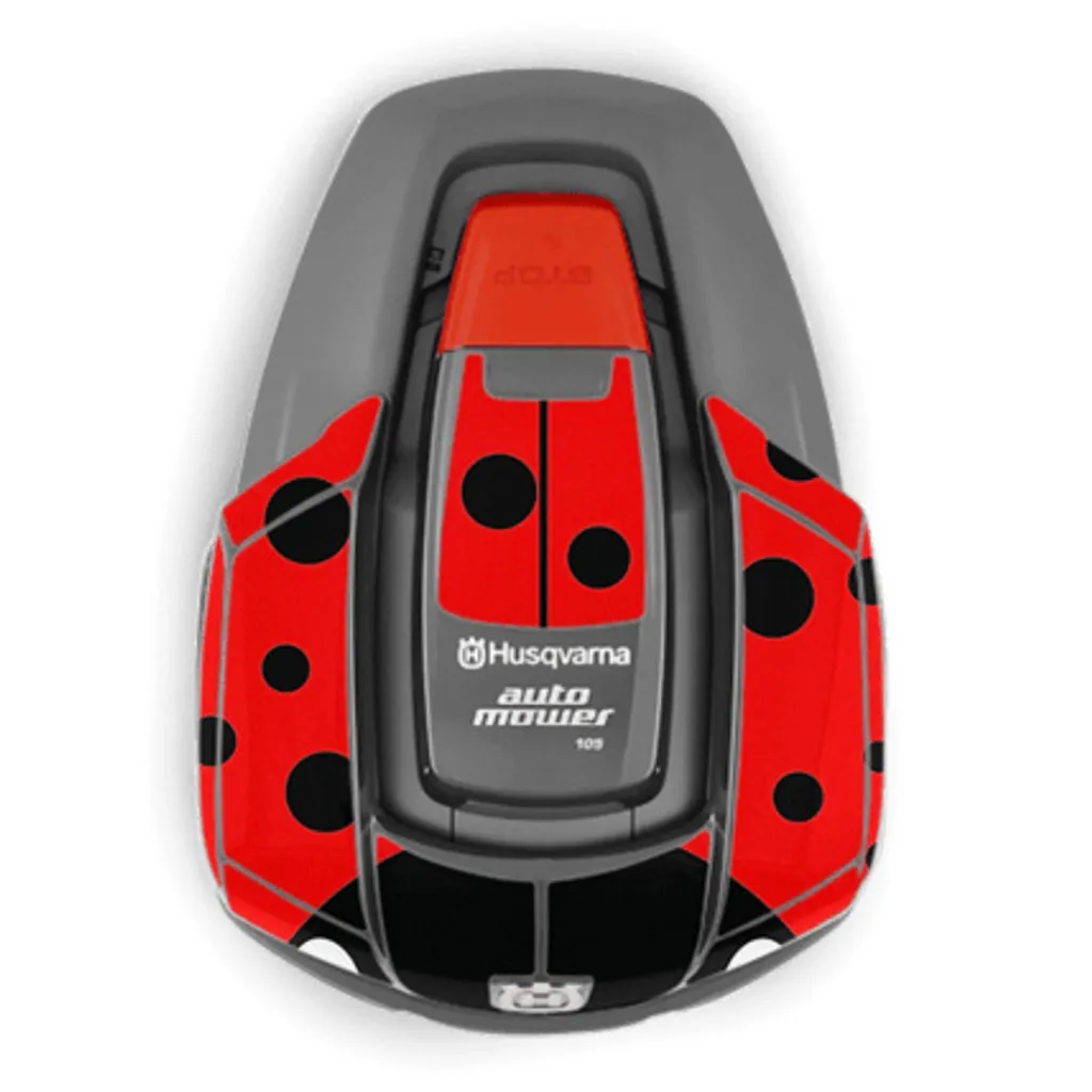 Film Adhésif pour Automower Husqvarna 105/305 Décoration Coccinelle