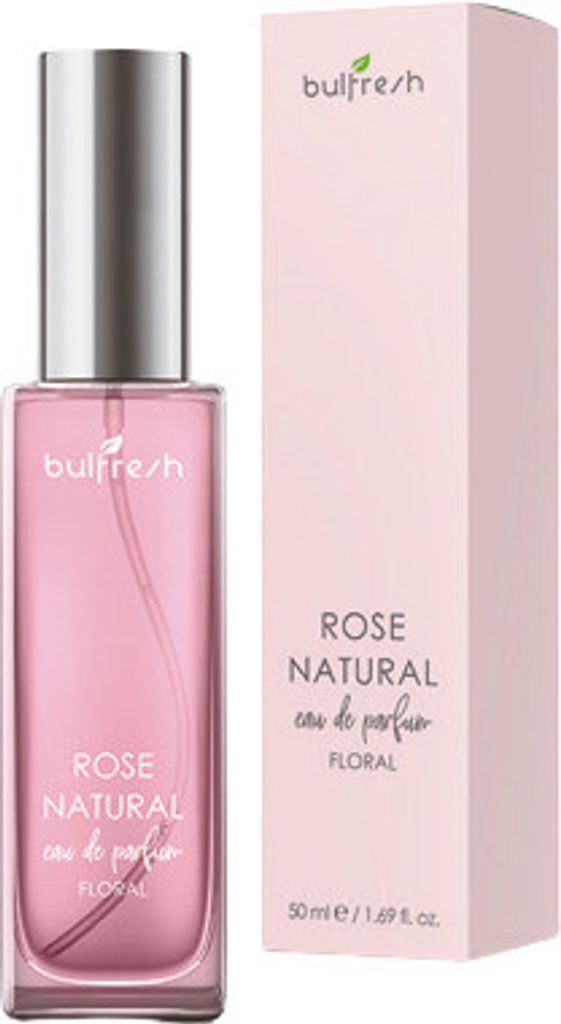 A bottle of perfume and its packaging.