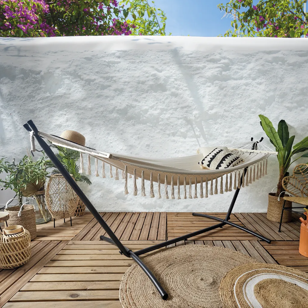 Hamac Terre Inconnue 285x90cm pour Sieste et Détente en Plein Air