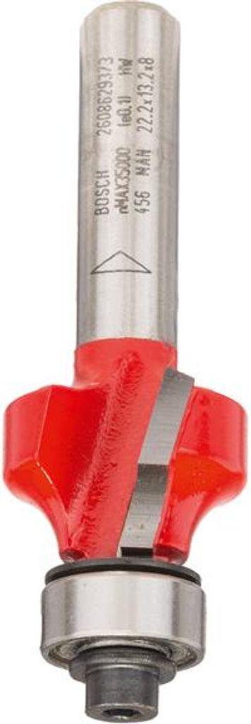 Abrundfräser Expert for Wood, 8 mm, D 22,2 mm, R1 4,75 mm, L 13,2 mm, G 55 mm