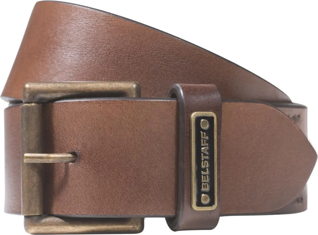 Cintura Belstaff Ledger in Cuoio Marrone - Taglia S Originale