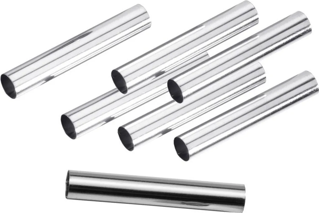 Lot de 30 douilles en acier inox pour tubes à crème 8 cm pâtisserie