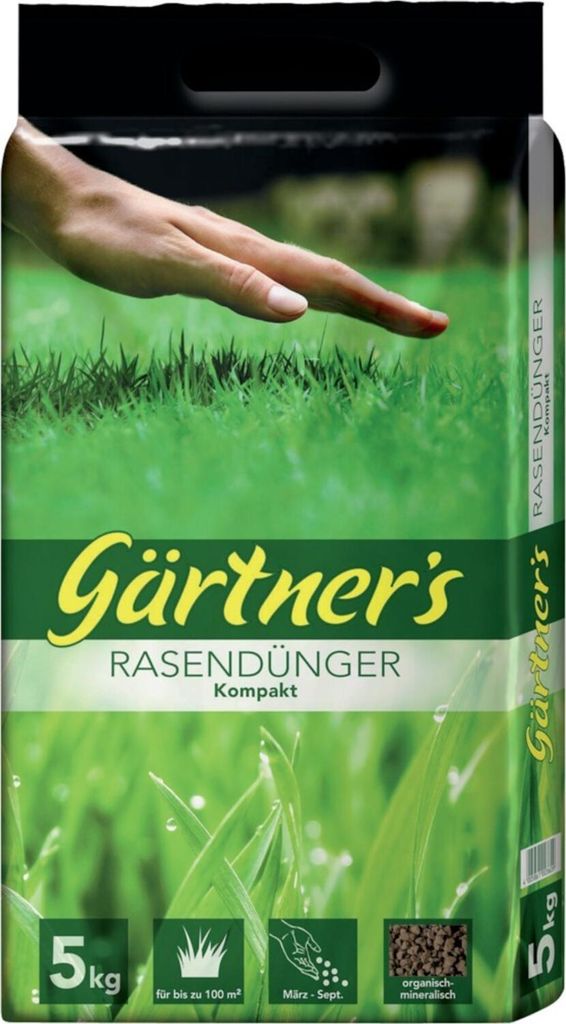 Rasendünger mit Sofort- u. Langzeitwirkung, 5 kg