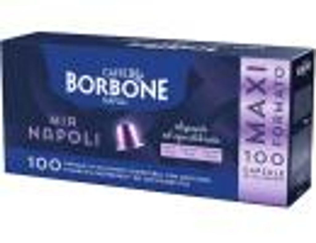 100 Aluminiumkapseln Borbone Kaffee kompatibel Nespresso Mia Napoli Caffè Borbone