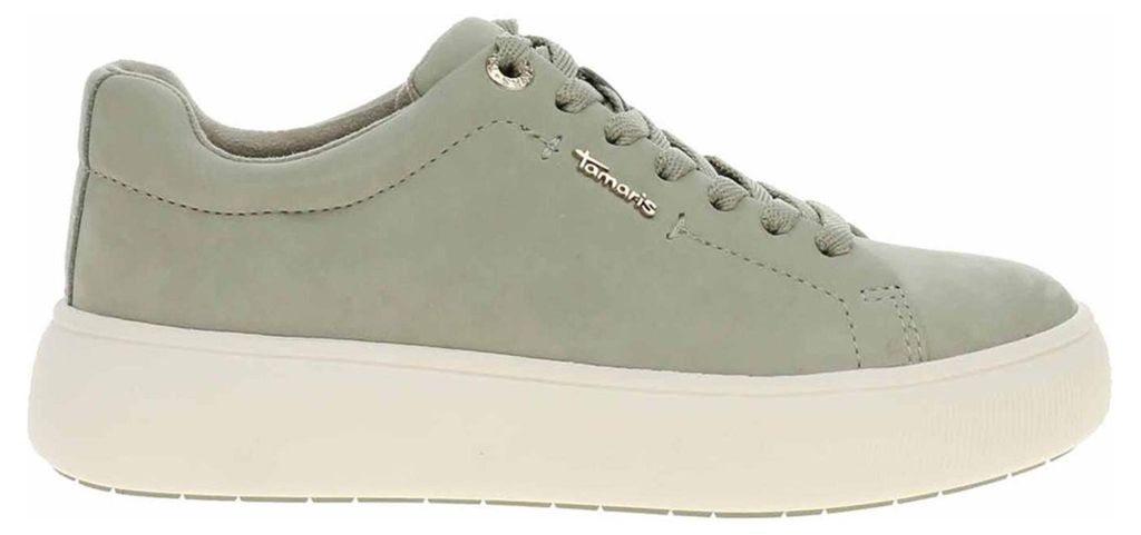Tamaris Schnürhalbschuhe in grün, Gr. 41