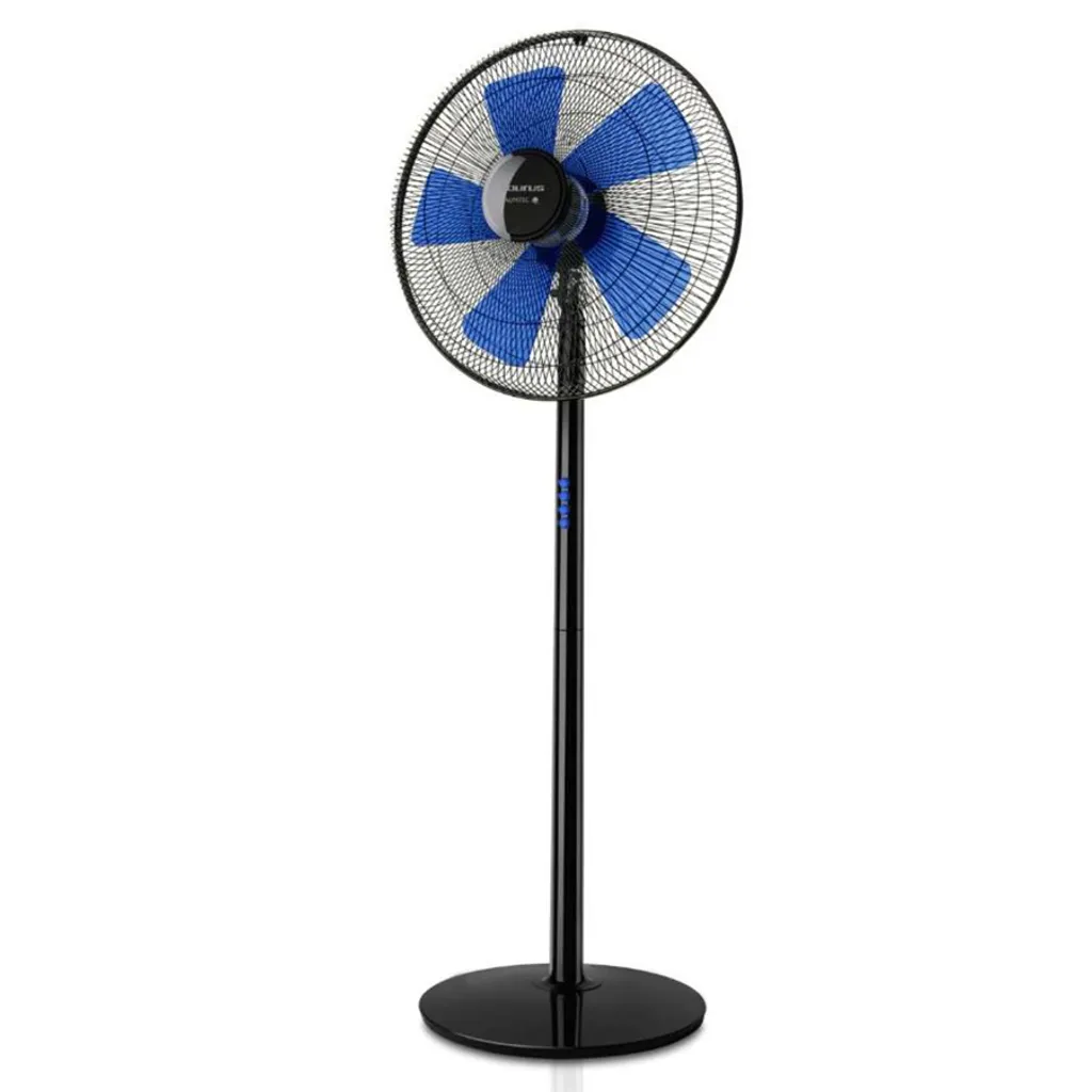 Grand ventilateur sur pied silencieux 45cm Taurus Boreal Noir 3 Vitesses
