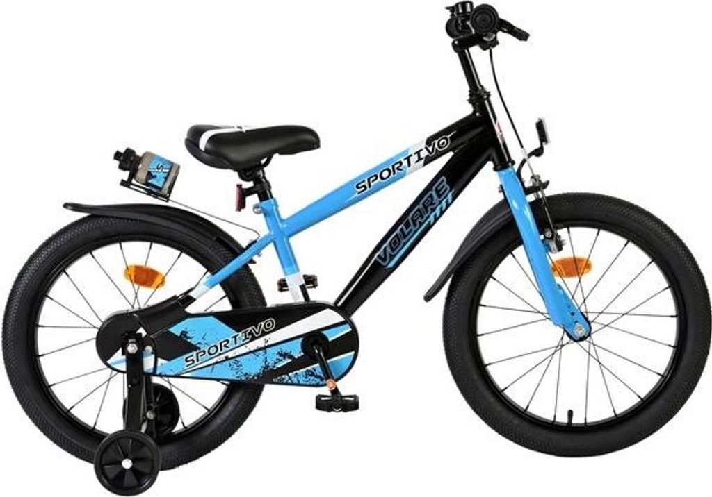 Volare Sportivo Kinderfahrrad - Jungen - 18 Zoll - Blau Produktbild 