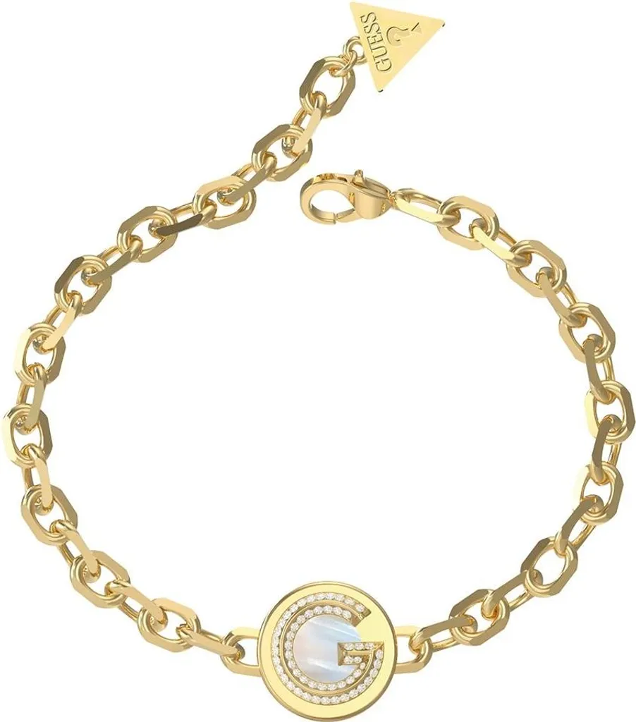 Bracelet Gourmette Dorée Guess pour Femme JUBB05438JWYGS Style Chic Chic
